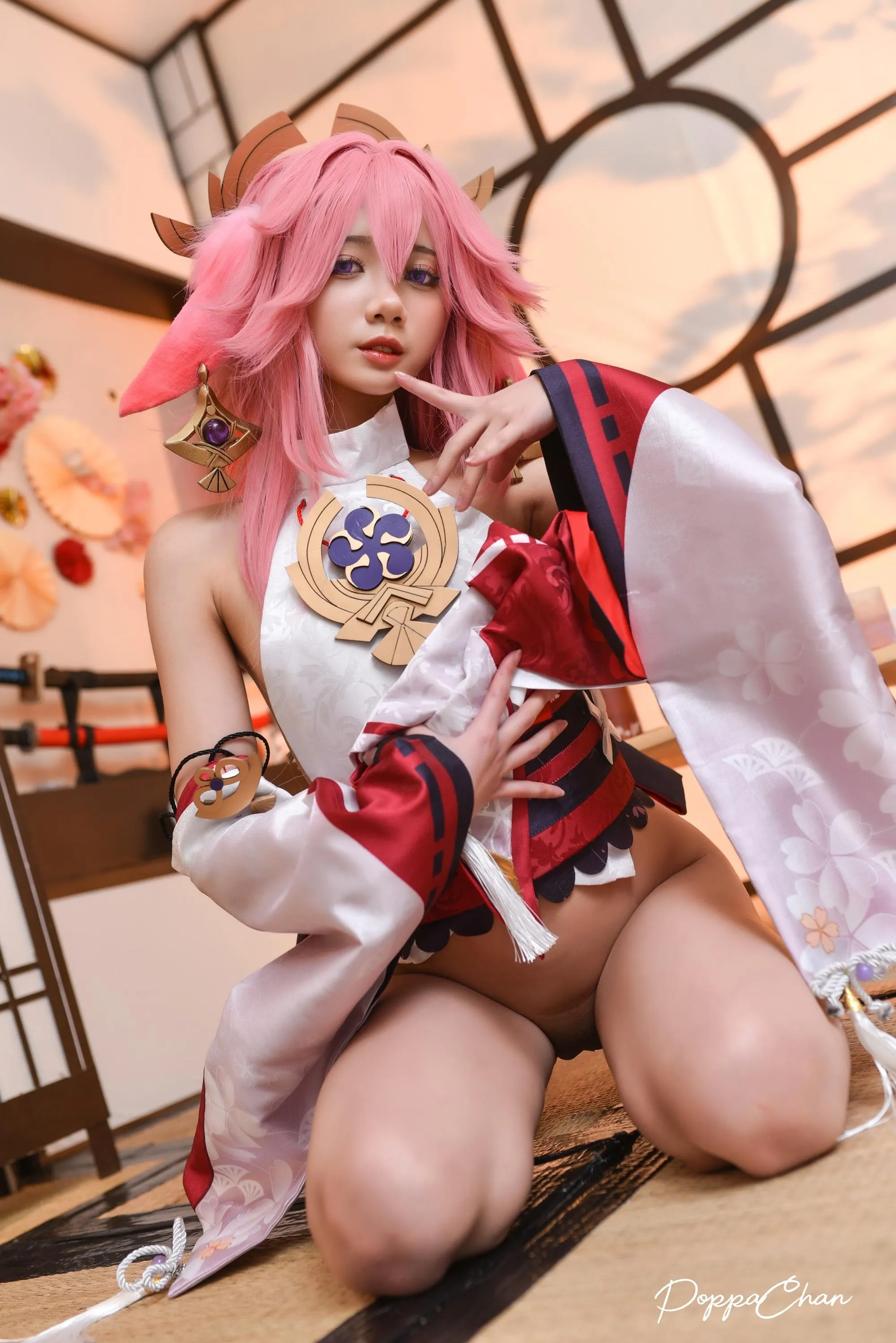 PoppaChan – NO.027 Yae Miko Genshin Impact [55P]插图5